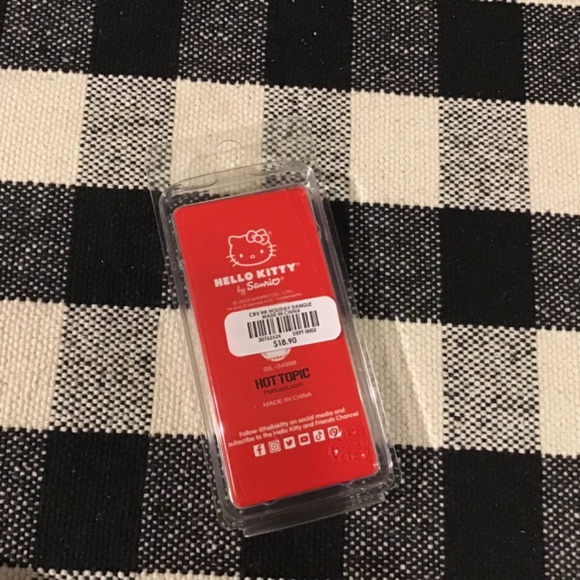 Hot Topic Hello Kitty Holiday Navel Barbel 14G Stainless Steel Belly Button Ring - Picture 3 of 4